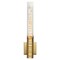Cwi Lighting Petra Integrated LED 22in Brass Wall Light with Handcrafted Glass 1723W22-1-624 - alternate 3