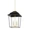 Hudson Valley Lighting Natick 4 Light Lantern 18 In. Aged Brass/Black 5127-AGB/SBK - alternate 1