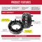 Coyote Wheel Accessories HUB CENTRIC RINGS 561 Millimeter Inside Diameter 73 Millimeter Outside Diameter Black Plastic S 73-5610 - alternate 2