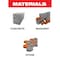 Diablo SPEEDemon 1/4 in. X 6 in. L Carbide Red Granite Hammer Drill Bit Hex Shank DMARG1070 - alternate 2