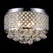 Jonathan Y Evelyn 14.7" 3-Light Crystal Drops/Metal LED Flush Mount, Chrome JYL6145A - alternate 2