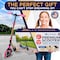 Outdoorcruiser Outdoor Cruiser Kick Scooter, Ages 6+, 250 LBS Max, Foldable, 8in. Wheels, Suspension, Yellow/Pink OCTENS254 - alternate 3