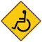 Sign Solutions Usa Parking Sign, 48 in W, Aluminum Sign, Yellow DUS06DFY4848W11-9 - alternate 1