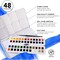 Daler-Rowney Aquafine Watercolor Paint Half Pan Studio Set, Assorted Colors, 48-Piece Set D131900201 - alternate 3