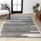 Jonathan Y Khalil Modern Berber Stripe Cream/Black 3 ft. x 5 ft. Area Rug MOH207A-3 - alternate 1