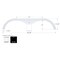 Icon Tandem Axle Fender Skirt FS211 for Travelaire - Polar White 01237 - alternate 2