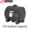 Snyder Industries 230 Gallon Plastic Horizontal Leg Tank - Black 1280000C94803 - alternate 2