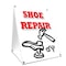 Signmission Shoe Repair, 24 Inch x 18 Inch A-frame Yard Sign, Plastic Sign SBC-1824-Shoe Repair - alternate 1