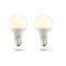 Bulbrite 9w, 60w Equivalent A19 Smart LED WIFI Bulb Med Base E26 Light 6500K Multi-Color Selectable CCT, 2PK 861800 - alternate 1