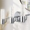 Jonathan Y Bolha 18 in. 3-Light Minimalist Modern Bubble Acrylic/Iron Integrated LED Vanity Light, Chrome JYL7224A - alternate 4