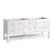 James Martin Vanities Breckenridge 72" Double Vanity, Bright White, w/ 3 CM Phantome Eclos Top 330-V72-BW-3PHT - alternate 2