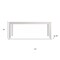 Homeroots 63" White Solid Wood Dining Table 518912 - alternate 3
