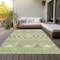 Homeroots 10' X 14' Green Taupe And Ivory Southwestern Washable Indoor Outdoor Area Rug 613902 - alternate 4