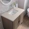 James Martin Vanities Portland 36" Single Vanity, Whitewashed Walnut, w/ 3 CM Siberian Silestone Top 620-V36-WW-3SFR - alternate 2