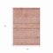 Homeroots 5' X 8' Rust And Coral Oriental Washable Indoor Outdoor Area Rug 616347 - alternate 2