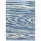 Homeroots 3' X 5' Navy Blue Denim Blue And Ivory Faux Bois Washable Indoor Outdoor Area Rug 614491 - alternate 3