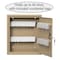 Basicwise 60-Key Security Steel Cabinet with Numbered Tags and Key Lock - Key Holder Wall Mount Lock Box QI004702 - alternate 2