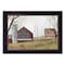 Homeroots Mail Pouch Barn 1 Black Framed Print Wall Art 404560 - alternate 1