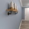 Knape & Vogt 201, Birmingham Series Elbow Style Premium Decorative Shelf Bracket, 50 lb, 2.6 in L, Black RP-201BREL-4BK - alternate 2