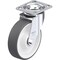 Blickle Swivel Plate Caster, PU, 6-5/16", 1210 lb. LEH-POTH 160K-14 - alternate 1
