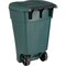 United Solutions 50 Gal. Green Plastic Wheeled Outdoor Trash Can with Lid MTTB0135 - alternate 2