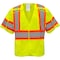 Ironwear Two-Tone Hi-Vis Safety Vest w/Sleeves M Class 3 , Hook & Loop 6 Pockets 1293BRK-L-RD-MD - alternate 1