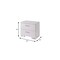 Homeroots 23" White Two Drawers Mirrored Nightstand 286602 - alternate 2