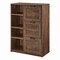 Homeroots 43" Walnut Distressed Wood Three Drawers Filing Cabinet 568320 - alternate 2