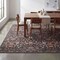 Jonathan Y Primrose Art Nouveau Floral Border Non-Slip Machine-Washable Taupe/Multi 4 ft. x 6 ft. Area Rug BTF100F-4 - alternate 1