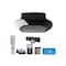 Chamberlain Garage Door Opener, Battery, Belt Drive, OS: myQ and Security+ 2.0, Black B4613T - alternate 2