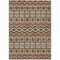 Homeroots 10' X 14' Taupe Brown And Ivory Moroccan Washable Indoor Outdoor Area Rug 594357 - alternate 3