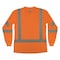 Ergodyne Hi-Vis Shirt, 3XL, Orange, Long Sleeve 22157 - alternate 1