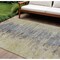 Homeroots 8' X 10' Pewter Silver And Gray Abstract Washable Indoor Outdoor Area Rug 582407 - alternate 1