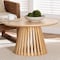 Bali & Pari Caribic Modern Slatted Acacia Wood Coffee Table 254-13767-ZORO - alternate 2