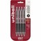 Uniball TM 207 Needle Gel Pens - 0.7 mm Medium Needle Pen Point - Refillable - Retractable - Black, 6PK 1738430 - alternate 1