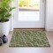 Homeroots 2' X 3' Green Abstract Washable Non Skid Indoor Outdoor Area Rug 559640 - alternate 2
