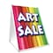 Signmission Art Sale, 36 Inch x 24 Inch A-frame Yard Sign, Plastic Sign SBC-2436-Art Sale - alternate 1