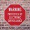Signmission Warning Protected by Electronic Sur, 10 inch X 10 inch, Aluminum Metal Signs, 2PK OC-A-2PACK-10-332 - alternate 2