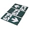 Satco Running Man Green Combo Exit Sign/Emergency Light 120/347V 2HR backup Single/Dual Face Universal Mou 67/571 - alternate 2