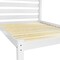 Homeroots White Solid Wood Full Bed Frame 546759 - alternate 2