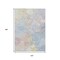 Homeroots 10' X 14' Sky Blue Beige And Gold Abstract Washable Indoor Outdoor Area Rug 618555 - alternate 2