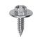 Auveco Hex Washer Head Tapping Screw #14 x 7/8in Zinc, 25PK 18934 - alternate 1