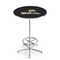 Holland Bar Stool Co 42" Chrome Wright State Pub Table, 36" dia. Top L216C4236WrtStU - alternate 1