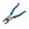 Klein Tools 9 1/2 in 2000(TM) Linemans Plier High Leverage w/ Fish Tape Puller, Wire Crimper, Steel J2000-9NECRTP - alternate 3