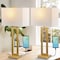 Jonathan Y Sabrina 28.5" Vintage Industrial Iron LED Table Lamp w/ Pull-Chain and USB Charging Port, Brass, 2PK JYL1126A-SET2 - alternate 2