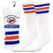 Railroad Sock "Team Spirit" Striped Crew Socks, Orange/Blue, 2PK 1570S OR/BL - alternate 1