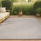 Jonathan Y Rabat High-Low Pile Mini-Diamond Trellis Beige 3 ft. x 5 ft. Indoor/Outdoor Area Rug SBH101A-3 - alternate 1