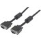 Manhattan - Strategic MANHATTAN SVGA Monitorkabel HD15 Stecker auf HD15 Stecker mit Ferritkernen schwarz 3 m im Polybag 317733 - alternate 1