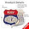 Signmission Russ's Workshop, 6 inch X 6 inch, Vinyl Decal, 5PK SHI-D-5PACK-6-489-RUSS - alternate 2