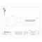 Zoro Select Routing Eye Bolt Without Shoulder, 1/4"-20, 1 1/2 in Shank, 1/2 in ID, Steel, Black Oxide, 10 PK 11608 4 - alternate 2